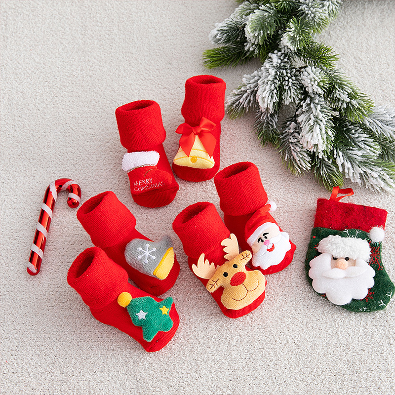 Kaus kaki Natal bayi baru lahi - Unisex Baby Socks Non Slip ulasan dan harga