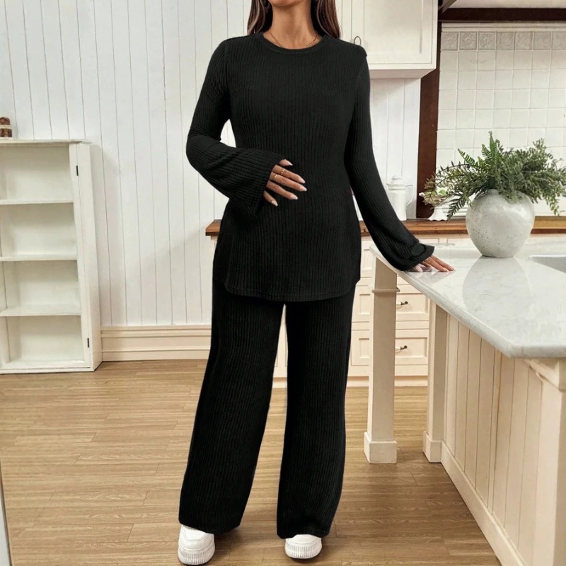 Setelan Rajut Ibu Hamil, Atasa - Maternity Wear ulasan dan harga